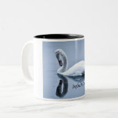 Infinite Grace Swan Frosted Cup Matglas Koffiemok (Voorkant links)