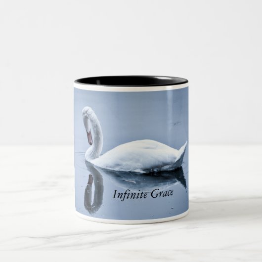 Infinite Grace Swan Frosted Cup Matglas Koffiemok (Center)