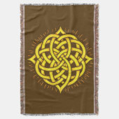 Infinite Harmony: Sacred Mandala Celtic Symbol Art Deken (Voorkant Verticaal)