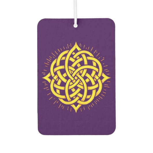 Infinite Harmony: Sacred Mandala Celtic Symbol Art Luchtverfrisser (Voorkant)