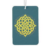 Infinite Harmony: Sacred Mandala Celtic Symbol Art Luchtverfrisser (Achterkant)