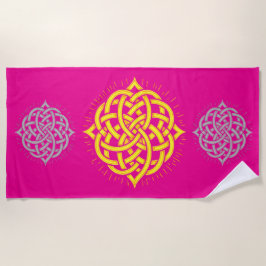 Infinite Harmony: Sacred Mandala Celtic Symbol Art Strandlaken