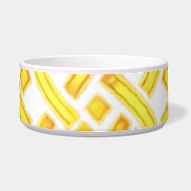 Infinite Harmony: Sacred Mandala Celtic Symbol Art Voerbakje (Voorkant)