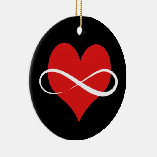 Infinite hart keramisch ornament (Rechts)