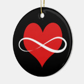Infinite hart keramisch ornament (Links)