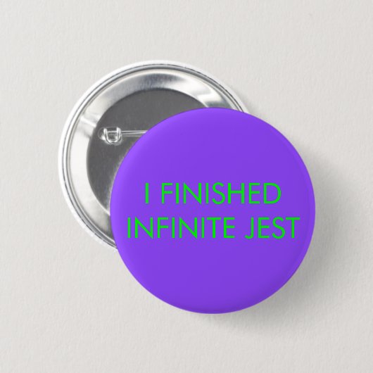 Infinite Jest Button (Voorkant /achterkant)