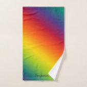Infinite liefdessymbool regenboogkleuren Oneindigh Bad Handdoek (Handdoek)