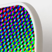 Infinite liefdessymbool regenboogkleuren Oneindigh Pickleball Paddle (Links Detail)