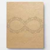 Infinite Love Dog Paw Print Fotoplaat (Voorkant)