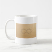 Infinite Love Dog Paw Print Koffiemok (Links)