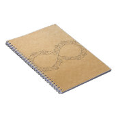 Infinite Love Dog Paw Print Notitieboek (Rechterzijde)