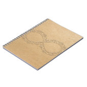 Infinite Love Dog Paw Print Notitieboek (Linkerzijde)