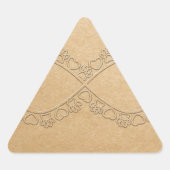 Infinite Love Dog Paw Print Sticker (Voorkant)