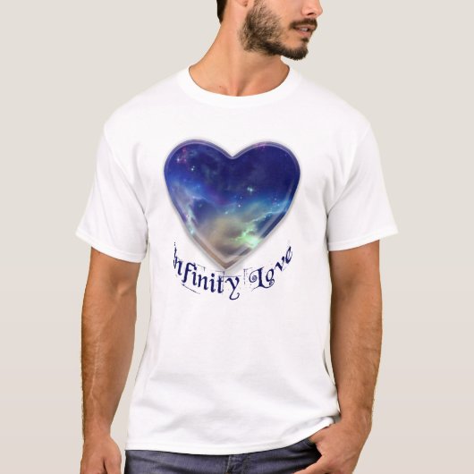 Infinite Love - Galaxy Heart T-shirt (Voorkant)