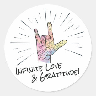 Infinite Love & Gratitude Sticker