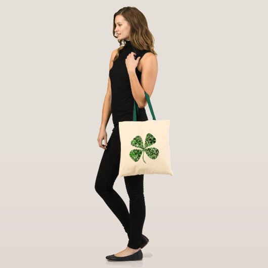 Infinite Luck 4-leaf Clover Tote Bag (Voorkant (model))