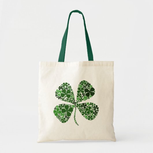 Infinite Luck 4-leaf Clover Tote Bag (Voorkant)