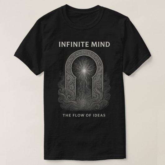 INFINITE MIND – The Flow of Ideas T-shirt (Design voorkant)