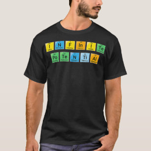 Infinite potentiële Motivatie periodieke tabel WO T-shirt