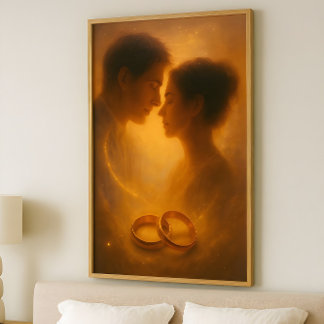 Infinite Promise – Romantic Celestial Design Poster