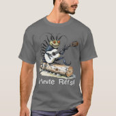 Infinite Riffs Muzikant T-shirt (Voorkant)