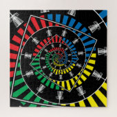 Infinite schijfGolf-mandjes Legpuzzel (Horizontaal)