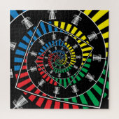 Infinite schijfGolf-mandjes Legpuzzel (Verticaal)