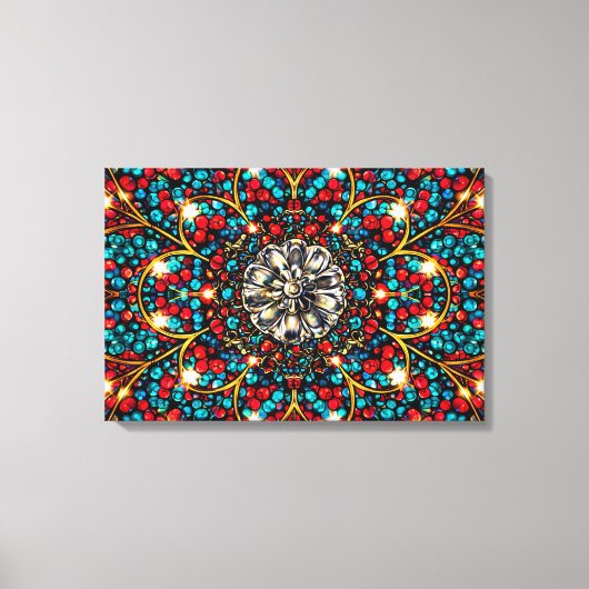 Infinite Sphere of Elegance & Euphoria Canvas Afdruk (Voorkant)
