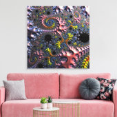 Infinite Spiral Realms Canvas Afdruk (Insitu (Woonkamer))