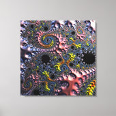 Infinite Spiral Realms Canvas Afdruk (Voorkant)