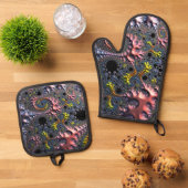 Infinite Spiral Realms Ovenwant & Pannenlap Set (Top down)