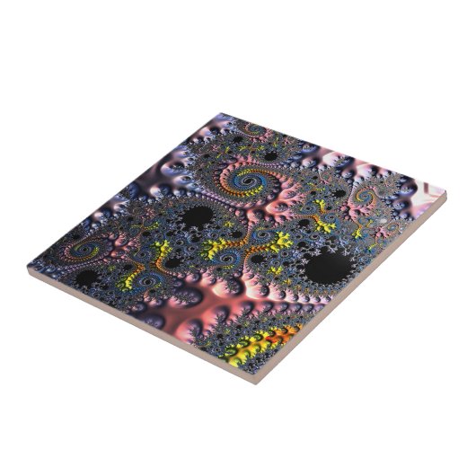 Infinite Spiral Realms Tegeltje (Zijkant)