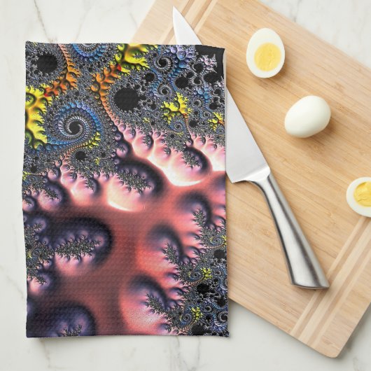 Infinite Spiral Realms Theedoek (Quarter Fold)