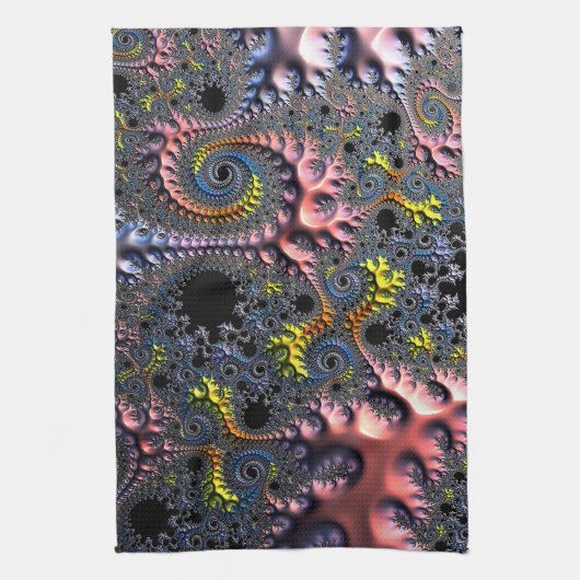 Infinite Spiral Realms Theedoek (Verticaal)