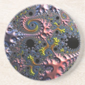 Infinite Spiral Realms Zandsteen Onderzetter (Voorkant)