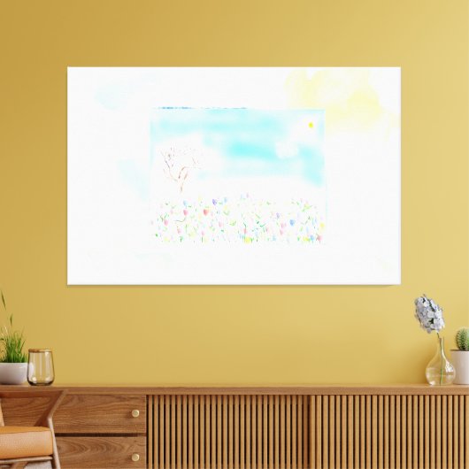 Infinite Spring Canvas Afdruk (Insitu (Woonkamer))