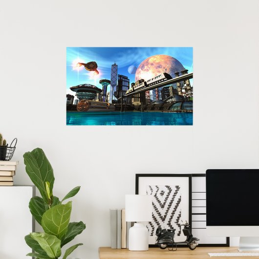 Infinite stad poster (Thuiskantoor)