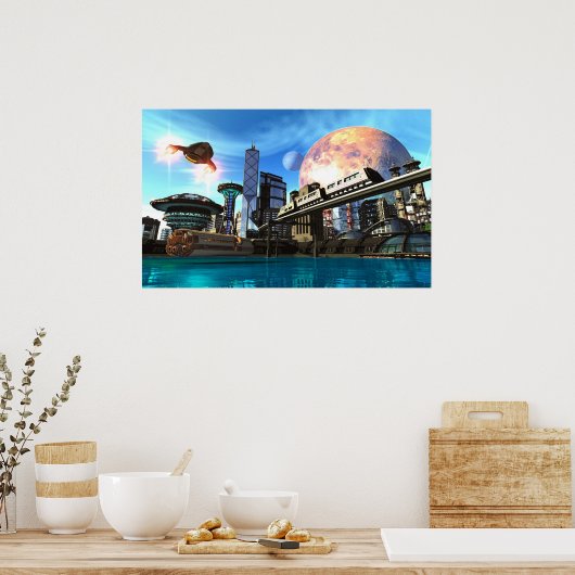 Infinite stad poster (Keuken)