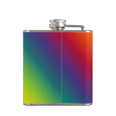 Infinite symbool voor regenboogliefde Aangepaste h Heupfles (Achterkant)