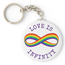 Infinite symbool voor regenboogliefde Aangepaste h