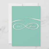 Infinite symboolesteken Infinite Love Wedding Set Kaart (Voorkant)
