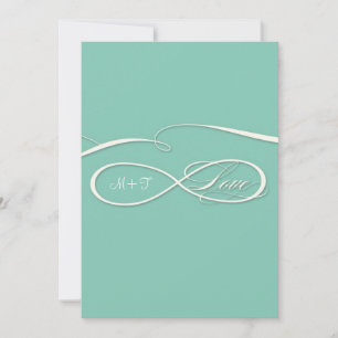 Infinite symboolesteken Infinite Love Wedding Set Kaart