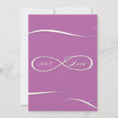 Infinite symboolesteken Infinite Love Wedding Set Kaart (Voorkant)