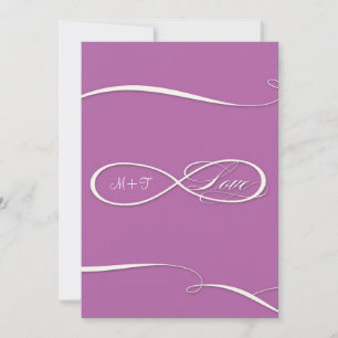 Infinite symboolesteken Infinite Love Wedding Set Kaart