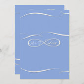 Infinite symboolesteken Infinite Love Wedding Set Kaart (Voorkant / Achterkant)