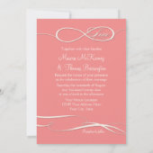 Infinite symboolesteken Infinite Love Wedding Set Kaart (Achterkant)