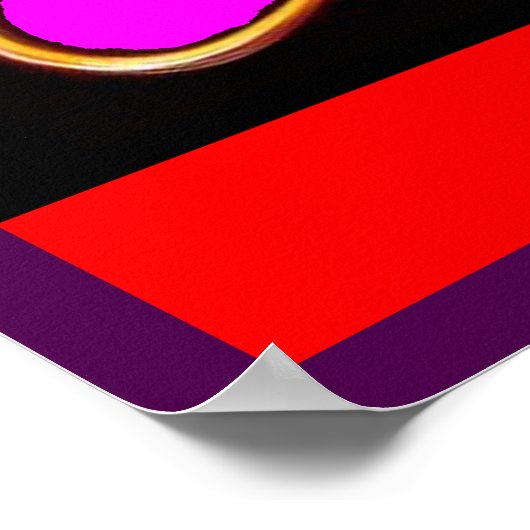 INFINITE TRUE LOVE kosmos wiskunde science natuur Poster (Hoek)