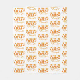 Infinite Truth, Gentle Strength Blanket Fleece Deken