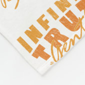 Infinite Truth, Gentle Strength Blanket Fleece Deken (Hoek)