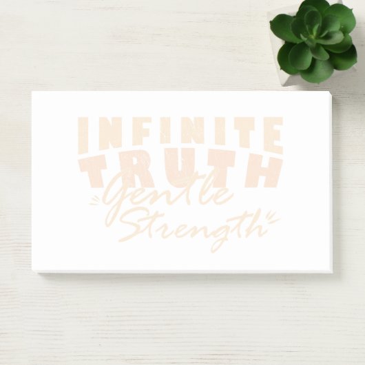 Infinite Truth, Gentle Strength Post-it® Notes (Kantoor)